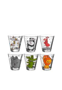 Стаканы детские Leonardo Bambini с принтом, 215 мл, 6 штук