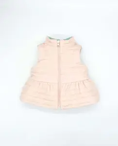 Двусторонний стеганый жилет для девочки двух цветов Fina Ejerique