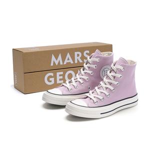Непромокаемые легкие высокие кеды на шнуровке для женщин MARS*GEOME, сиреневый