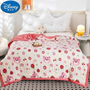 Disney Флисовое одеяло 150х200 см, вес 1,5 кг, 3D-флис, цвет Strawberry Bear
