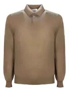 Шерстяное поло Kangra, коричневый