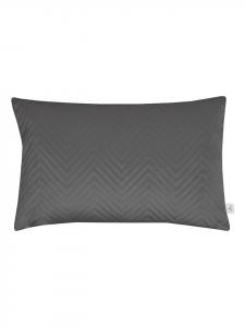 Tom Tailor home Чехол для подушки "Французский бархат" серого цвета