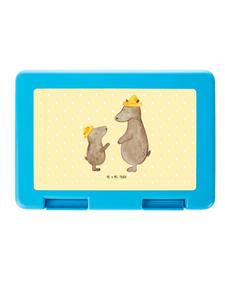 Mr. & Mrs. Panda Хлебница с изображением медведя и шляпы, без надписей, пастельно-желтого цвета