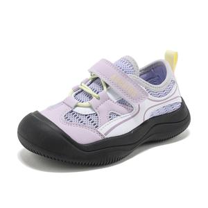 Легкие амортизирующие низкие повседневные кроссовки для детей ABC KIDS, белый/желтый/фиолетовый