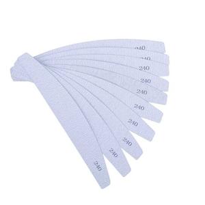 Сменные абразивные подушечки для металлической напильника Crescent (Цвет Зебра), Градация 240, 10 шт. MollyLac, Molly Lac