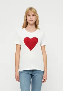 Футболка с принтом onlkita life tull box Only, Cloud Dancer