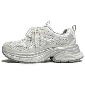 TATA Низкие массивные кроссовки женские бежево-серебристые, цвет Beige/Silver Gray