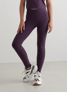 AIM'N Леггинсы для йоги для девочек, влагоотводящие, устойчивые к приседаниям, темно-фиолетовые