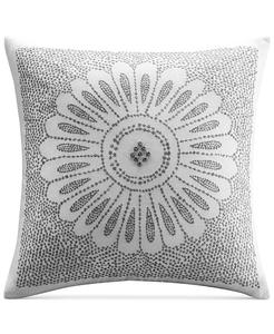Декоративная подушка из хлопка с вышивкой «София», 20 x 20 дюймов Ink+Ivy, серый
