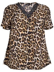 Рубашка Zizzi, коричневый