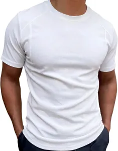 Мужская футболка с коротким рукавом Heavy Weight, классический Crew Neck