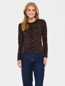 Кардиган ZhilaSZ Leopard Saint Tropez, Chocolate Brown