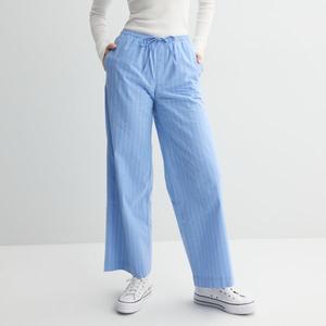 Детские брюки с эластичным поясом средней посадки So, цвет blue white stripe