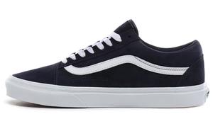 Кроссовки для скейтбординга Old Skool, унисекс, низкие, темно-синие/белые Vans