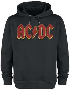 Толстовка с капюшоном AC/DC Amplified Collection - Logo Dark Night, черный