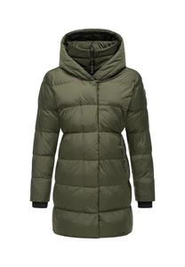 Стеганое пальто Niara Ragwear, темно-оливковый