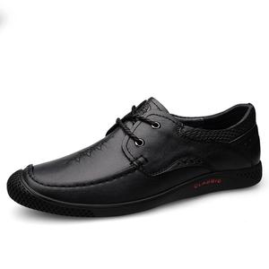 LAORENTOU Мужские повседневные туфли с низким верхом, черные/коричневые