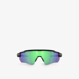OO9208 Солнцезащитные очки Radar EV Path в ацетатной оправе с щитками Oakley, черный