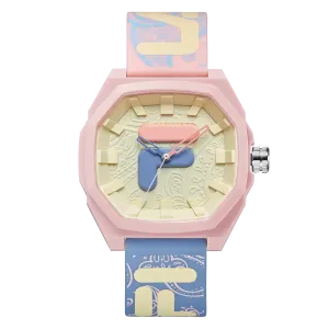 FILA Часы DOPAMINE Wrist Watch Quartz Movement Silicone Strap White Dial Unisex, FLM38-6105-021