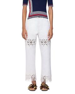 Прямые брюки Rabanne, слоновая кость/кремовый