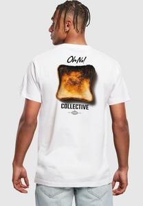 Футболка с принтом BURNED TOAST TEE Mister Tee, белый