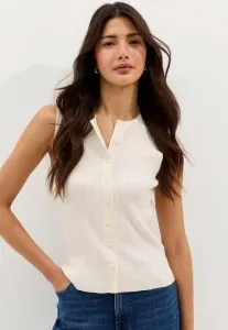 Легкий жилет на пуговицах New Look, Cream