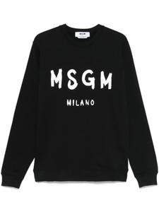 MSGM толстовка с логотипом, черный