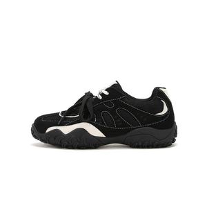 BENZI Женские противоскользящие износостойкие дышащие влагоотводящие низкие повседневные туфли черные, цвет Black