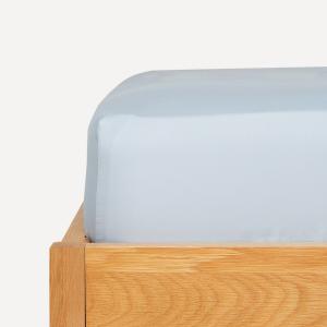 Бандана из хлопкового атласа плотностью 300 ниток на приталенном полотне 35 см El Corte Inglés, синий