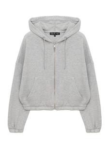 Толстовка с капюшоном на молнии No Matter What, серый