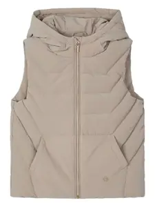 Дутый жилет с капюшоном Mayoral, бежевый