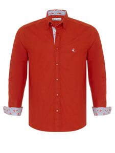Повседневная рубашка Dandalo Regular fit Button Up Shirt, красный