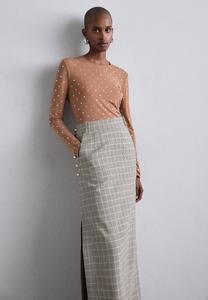 Юбка макси JUPE Rabanne, коричневый