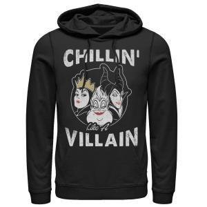 Мужская толстовка с логотипом Disney Villains Chillin' Villain Distressed Group Shot