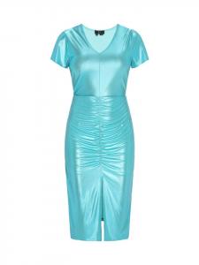 Faina Женское платье бирюзового цвета
