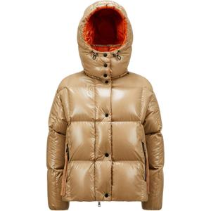 Пуховик женский Camel Moncler, коричневый