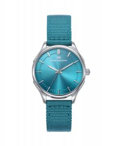 Женские часы Greenwich, стальной корпус, зеленый нейлоновый ремешок Mark Maddox, зеленый