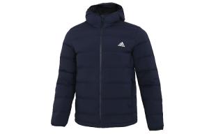Пуховик мужской темно-синий Adidas, темно-синий