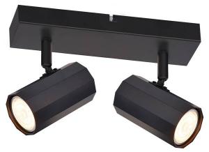 Потолочный светильник Nettlife Inga 2-flammig, 11x3x26 см, черный