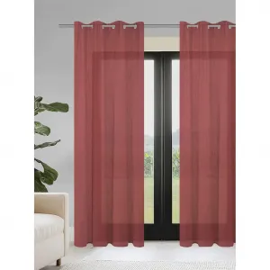 Шторы с люверсами, 1 шт. Heine Home, Beere