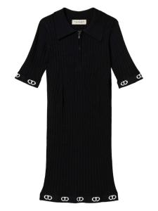 TWINSET Kids трикотажное платье, черный