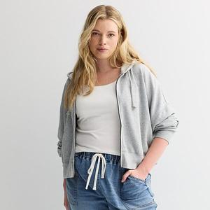 Любимая бесшовная туника-ками Juniors plus size So, Modern White