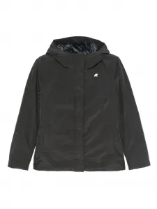 Куртка с капюшоном на молнии спереди K-Way, черный
