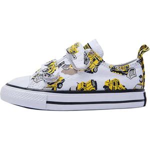 Низкие детские кроссовки Chuck Taylor All Star для младенцев и малышей Converse, белый/желтый
