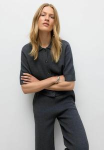 Кардиган Vero Moda AWUKNO, Dark Grey Melange/Mottled Dark Grey