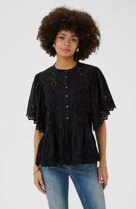 Блуза CUHAWAII BRODERI ANGLAIS Culture, черный