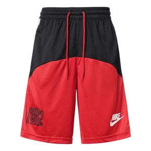 Шорты Men's Nike Colorblock Logo Straight Shorts Black Red DQ5827-011