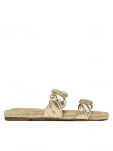 Эспадрильи Metallic Rope Espadrille Mule FW0FW08670 Tommy Hilfiger, золотой