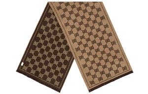 Мужской вязаный шарф GUCCI, Brown