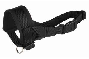 Нейлоновый намордник Trixie с петлей для тренировок XL Trixie, цвет черный